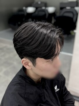 ジーニー 千葉(GENiE) MEN’S HAIR/ニュアンスパーマ/刈り上げセンターパート/千葉