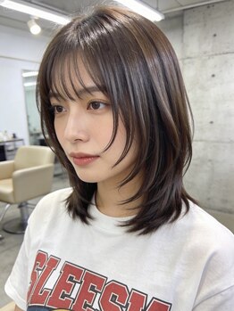 ルポシノエル(rupo si Noel)の写真/【鳳駅徒歩5分】顔周りの雰囲気やアレンジの仕方まで細かく計算した似合わせカットで魅力輝くスタイルに♪