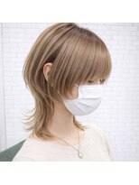 アンディー(&dy) 髪質改善トリートメント×シアーベージュウルフ