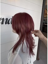 アンドケー 那覇おもろまち店(and K)&nbsp;ダブルカラー/ボルドー