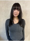 ダークパープル/ナチュラルショート/夏のヘアアレンジ/中央林間