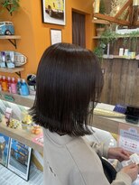 アース 長崎大村店(HAIR&MAKE EARTH)&nbsp;ナチュラルカラーにプラス透け感でこなれ感up！