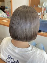 リアン 大森店(Rian) 王道ボブスタイル×20代アッシュグレー
