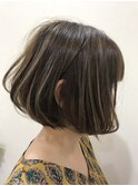 ボブ×ハイライト
