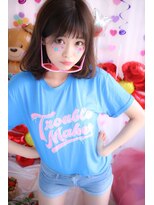 マーリャヘアー(mallia hair) シースルーバングうるつやグレージュ