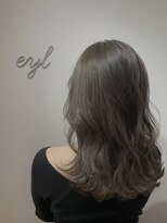 エイル 西梅田(eyl)&nbsp;ラフウェーブ×オリーブブラウン