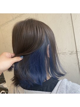 アヴァンティ ヘアーアンドスパ(avanti hair&spa) ちらっと見えるインナーネイビー