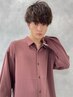 ★メンズカット+デザインパーマ＋（眉カット付）　￥13000