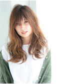 フレンチガーリーブリーチなしアッシュカラー