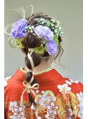 【コトノハ】成人式卒業式袴ヘアーかわいい着物ヘア玉ねぎヘアー