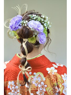 ヘアー カフェ コトノハ(hair cafe kotonoha) 【コトノハ】成人式卒業式袴ヘアーかわいい着物ヘア玉ねぎヘアー