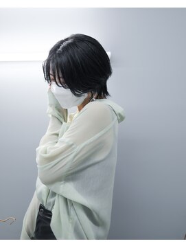 ノード(NODO) 【透明感UP】ダークシルバーのショートウルフ