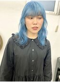fin,/美髪/ホワイトグレージュ/ネビージュ/こなれミディ/パーマf
