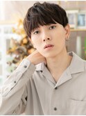 モノトーングレージュ重めマッシュヘア―a戸頭20代30代40代
