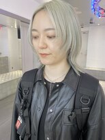 ゲーム 原宿店(GAME)&nbsp;ダブルカラーホワイトベージュカラーケアブリーチハイトーン韓国