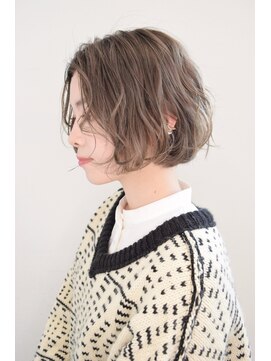 ニスル 町田店(NISURU) 似合わせカット/大人ガーリー/ダークアッシュ/着物/町田/町田駅