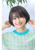 サイドバングで小顔に♪理想のショート