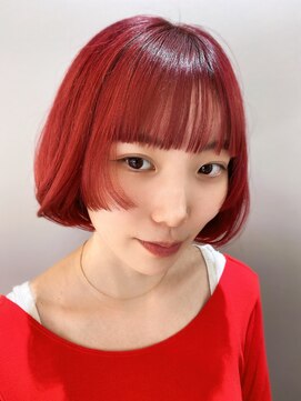 ココル(cocolu) チェリーレッドフリンジスタイル