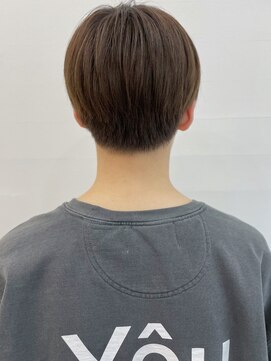 ハニーシブヤ(HONEY shibuya) ワックス無しナチュラルスリークマッシュショート韓国マッシュ2