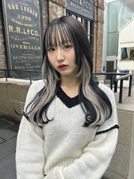 ロンドワン 三宮元町(Lond one) インナーカラー/フェイスフレーミング/ホワイトベージュ