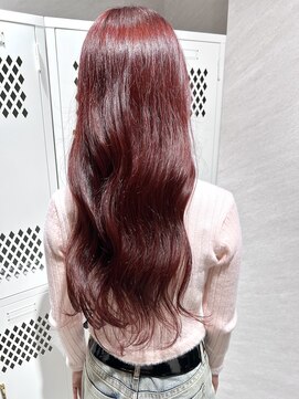 アドア 横浜(ADORE) 【ADORE横浜】ブリーチなしレッドカラー