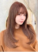 韓国レイヤー/韓国風/顔周り/髪質改善/黒髪/ブリーチなし 立川