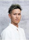 メンズツーブロックショートフェード