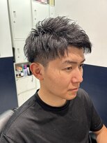 リバティシェアバーバー 銀座(LIBERTY SHARE BARBER)&nbsp;【メンズカット】ツーブロショートレイヤースタイル