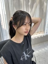 ボタン テンジン(VOTAN tenjin)&nbsp;【きくしらくと】ぱっつん前髪/顔周りカット/レイヤーロング