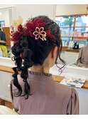 編み下ろしポニー