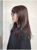 艶カラーセミロング
