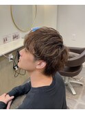 外国人風癖毛パーマ