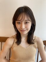 ガーランド (Garland)&nbsp;大人かわいい小顔くびレイヤー艶髪ミディアムレイヤーカット