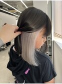 【fashion color】ホワイト/ホワイトシルバー/インナーカラー