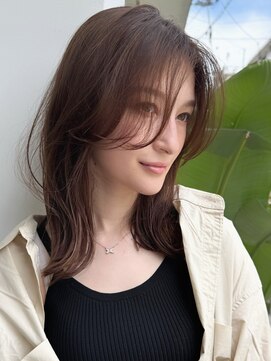 トルネード(TORNADO) 外国人風カーテンバングレイヤーミディアム　n7.24