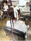 よさこい 10代 20代 ヘアアレンジ ヘアセット カチモリヘア