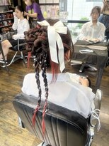 ガルボ ヘアー(garbo hair)&nbsp;よさこい 10代 20代 ヘアアレンジ ヘアセット カチモリヘア