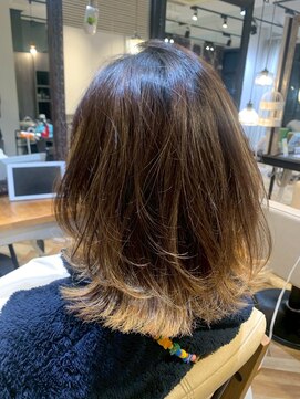 ザザ ZA/ZA 茗荷谷 外ハネミディアム