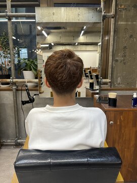 タメ(tame-) サーフカール/フェザーパーマ/ブルーブラック【都賀/メンズ】