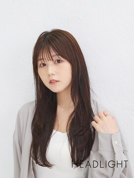 ソーエン バイ ヘッドライト 天神店(soen by HEADLIGHT) ロングレイヤー×小顔×ココアベージュ×ココアブラウン×黒髪