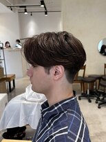 ビューバイネオリーブ 用賀店(Beau'r by neolive)&nbsp;フェザーパーマ刈り上げセンターパート波巻きツイストスパイラル