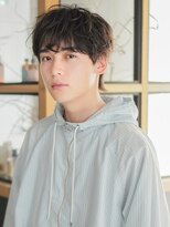 ディッセンバー 神宮前(December) ニュアンスルーズパーマフェザーウルフ波打ちセンターパート渋谷