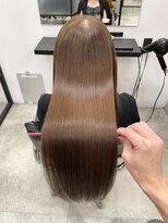 サロウィン 池袋(SALOWIN)&nbsp;透明感ブリーチなしベージュ × 髪質改善 × 縮毛矯正 #393