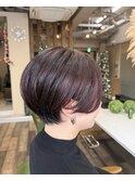 襟足スッキリショートヘアー