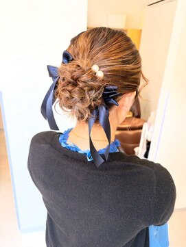 キッカ(kicca) 【kicca】結婚式ヘア/お団子アレンジ/アップスタイル