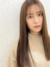 ☆髪質改善☆クオライン縮毛矯正+カラー＋カット+TOKIOトリートメント￥15000