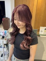 テトラ バイ ネオリーブ 横浜西口店(tetra by neolive)&nbsp;ハイトーン　ピンクラベンダー　　ケアブリーチ　ロング　横浜★
