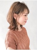 結べるボブレイヤーカットナチュラルカール美髪#239g0421