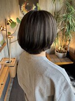 ヘアードレスビュー(hair dress V.I.E.W)&nbsp;丸みボブ×オリーブアッシュ