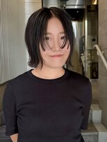 ネオリーブ クーロ(Neolive curro) フェイスレイヤー×ボブ 暗髪/ウェーブ/ボブウルフ/前髪パーマ